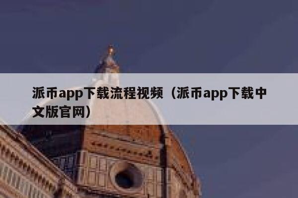 派币app下载流程视频（派币app下载中文版官网） 第1张