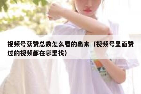 视频号获赞总数怎么看的出来(视频号里面赞过的视频都在哪里找) 第1张 视频号获赞总数怎么看的出来(视频号里面赞过的视频都在哪里找) 第1张
