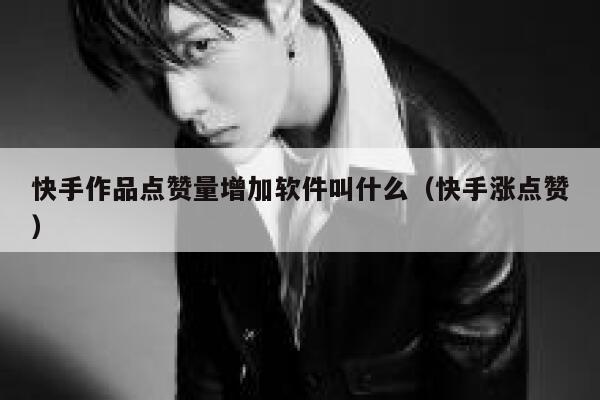 快手作品点赞量增加软件叫什么（快手涨点赞） 第1张