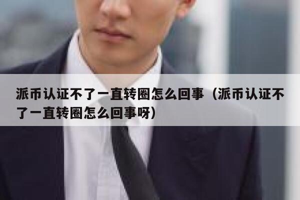派币认证不了一直转圈怎么回事（派币认证不了一直转圈怎么回事呀） 第1张