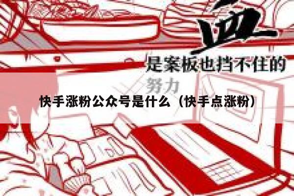 快手涨粉公众号是什么（快手点涨粉） 第1张