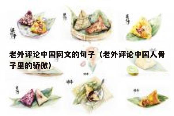 老外评论中国网文的句子（老外评论中国人骨子里的骄傲） 第1张
