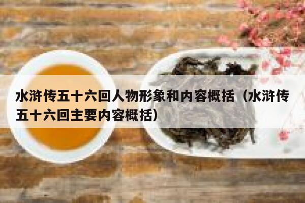 水浒传五十六回人物形象和内容概括（水浒传五十六回主要内容概括） 第1张