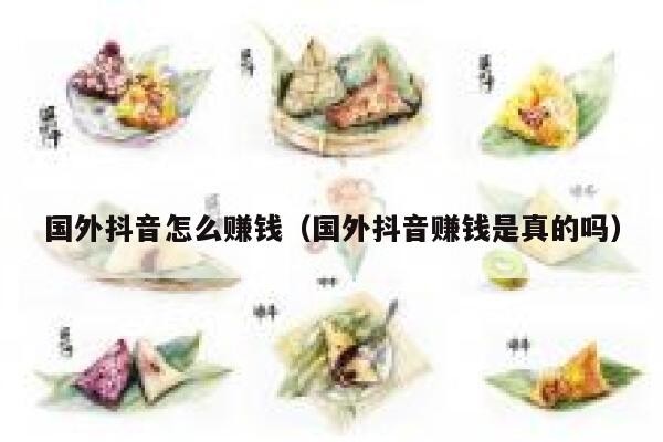 国外抖音怎么赚钱（国外抖音赚钱是真的吗） 第1张