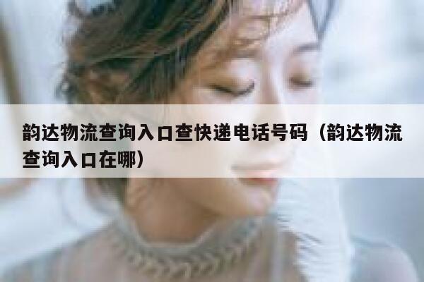 韵达物流查询入口查快递电话号码（韵达物流查询入口在哪） 第1张