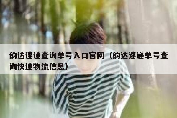 韵达速递查询单号入口官网（韵达速递单号查询快递物流信息） 第1张