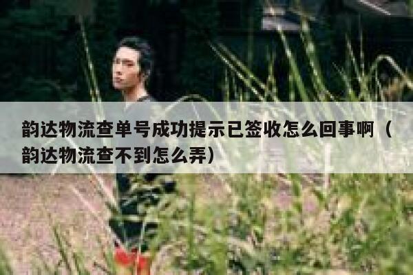韵达物流查单号成功提示已签收怎么回事啊（韵达物流查不到怎么弄） 第1张