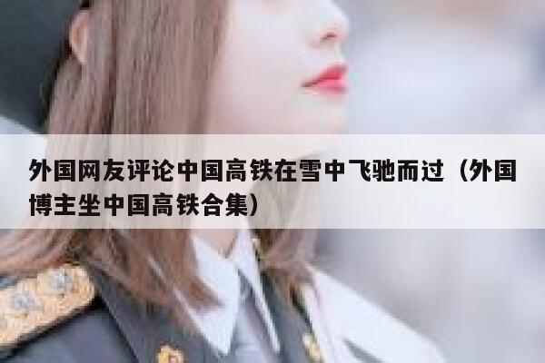 外国网友评论中国高铁在雪中飞驰而过（外国博主坐中国高铁合集） 第1张