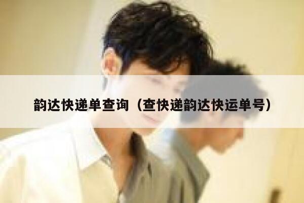 韵达快递单查询（查快递韵达快运单号） 第1张