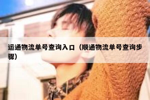 运通物流单号查询入口（顺通物流单号查询步骤） 第1张