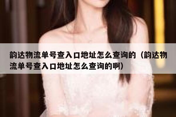 韵达物流单号查入口地址怎么查询的（韵达物流单号查入口地址怎么查询的啊） 第1张