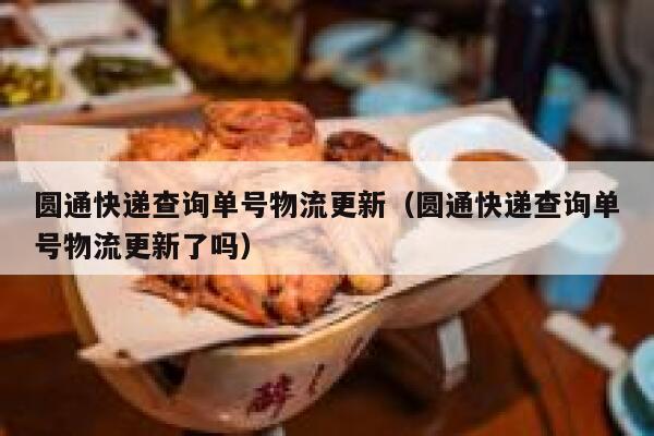 圆通快递查询单号物流更新（圆通快递查询单号物流更新了吗） 第1张