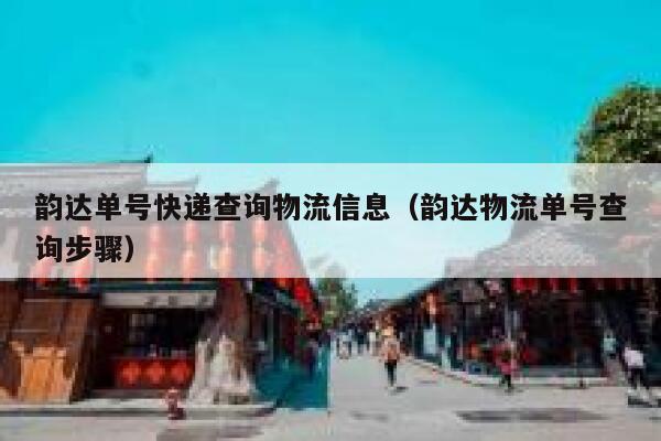 韵达单号快递查询物流信息（韵达物流单号查询步骤） 第1张
