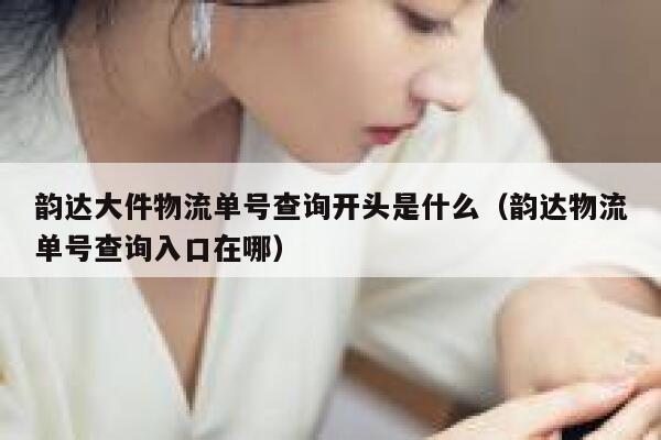 韵达大件物流单号查询开头是什么（韵达物流单号查询入口在哪） 第1张