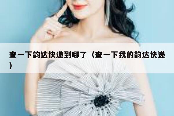 查一下韵达快递到哪了（查一下我的韵达快递） 第1张