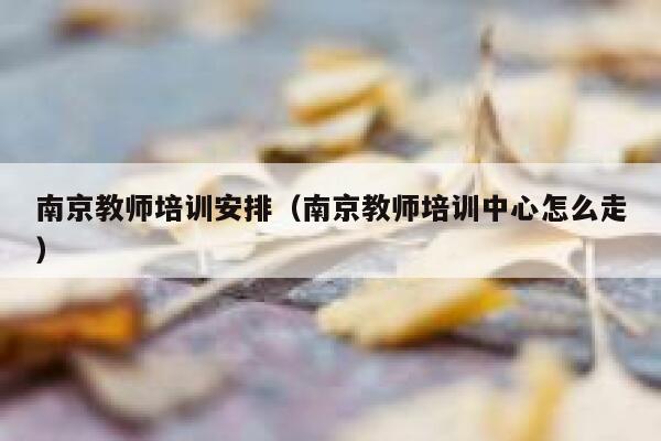 南京教师培训安排（南京教师培训中心怎么走） 第1张