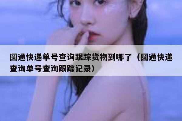 圆通快递单号查询跟踪货物到哪了（圆通快递查询单号查询跟踪记录） 第1张