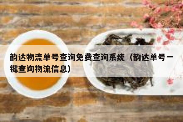 韵达物流单号查询免费查询系统（韵达单号一键查询物流信息） 第1张