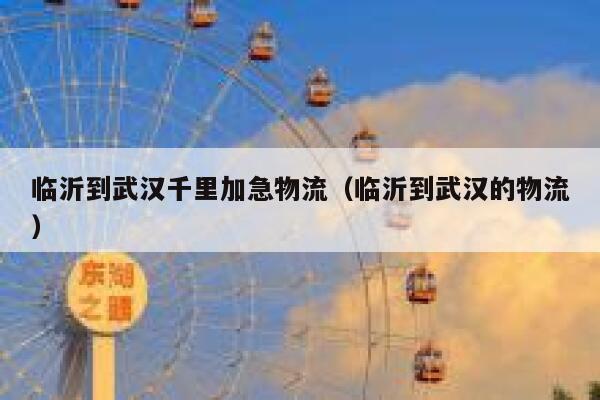 临沂到武汉千里加急物流(临沂到武汉的物流) 第1张 临沂到武汉千里加急物流(临沂到武汉的物流) 第1张