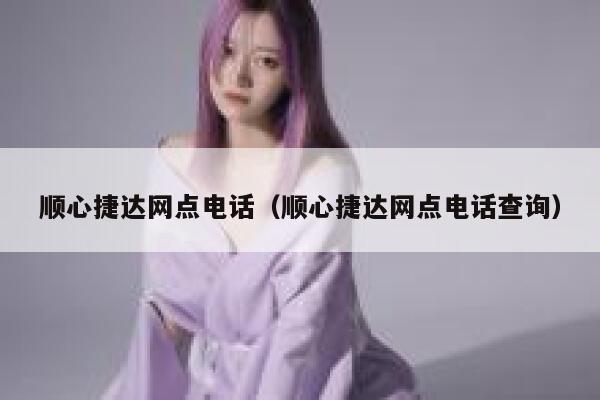 顺心捷达网点电话(顺心捷达网点电话查询) 第1张 顺心捷达网点电话(顺心捷达网点电话查询) 第1张