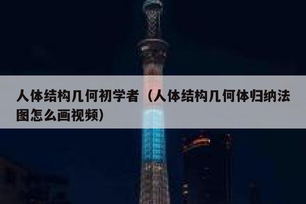 人体结构几何初学者(人体结构几何体归纳法图怎么画视频) 第1张 人体结构几何初学者(人体结构几何体归纳法图怎么画视频) 第1张