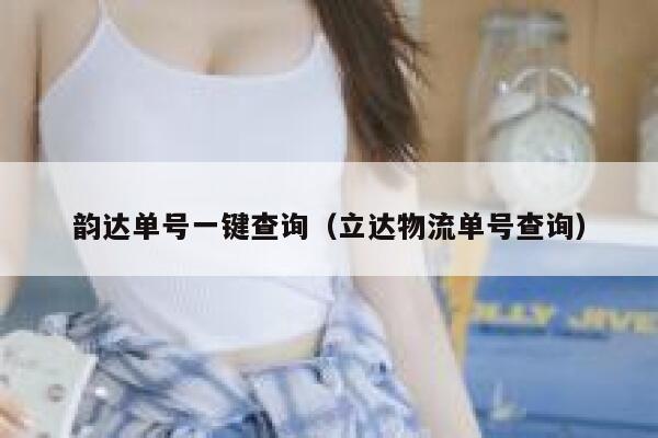 韵达单号一键查询（立达物流单号查询） 第1张