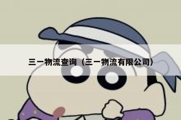 三一物流查询（三一物流有限公司） 第1张
