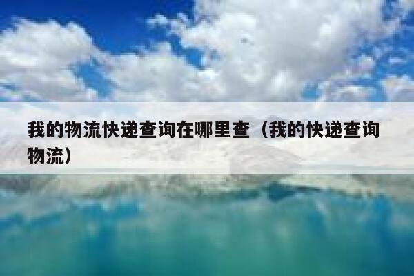 我的物流快递查询在哪里查（我的快递查询 物流） 第1张
