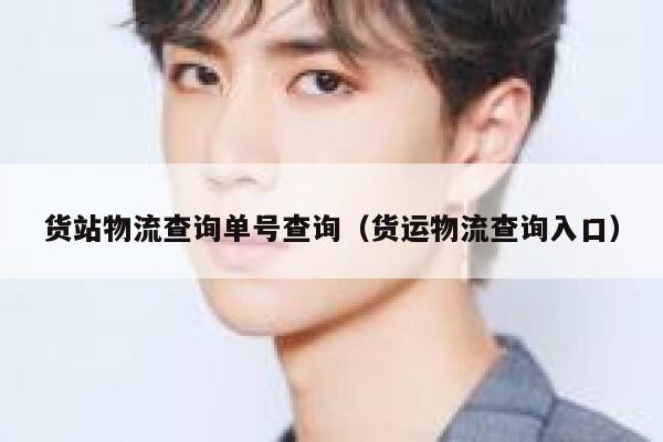 货站物流查询单号查询（货运物流查询入口） 第1张