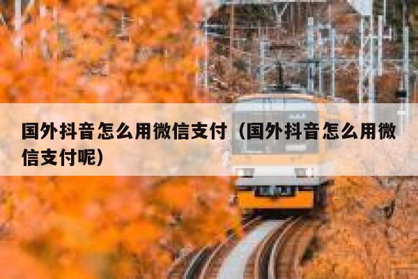 国外抖音怎么用微信支付（国外抖音怎么用微信支付呢） 第1张
