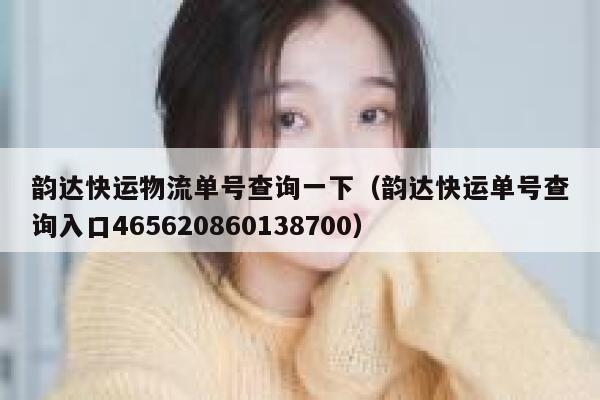 韵达快运物流单号查询一下（韵达快运单号查询入口465620860138700） 第1张