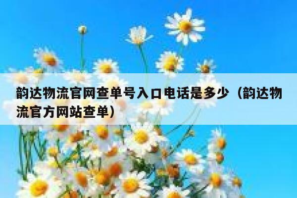 韵达物流官网查单号入口电话是多少（韵达物流官方网站查单） 第1张