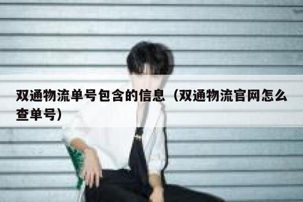 双通物流单号包含的信息(双通物流官网怎么查单号) 第1张 双通物流单号包含的信息(双通物流官网怎么查单号) 第1张