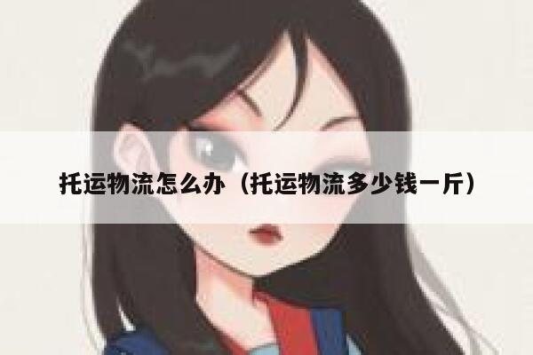 托运物流怎么办（托运物流多少钱一斤） 第1张