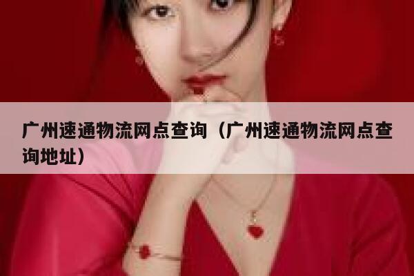 广州速通物流网点查询（广州速通物流网点查询地址） 第1张