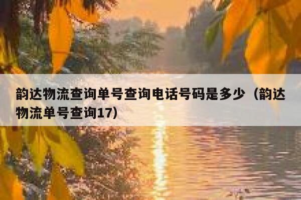 韵达物流查询单号查询电话号码是多少(韵达物流单号查询17) 第1张 韵达物流查询单号查询电话号码是多少(韵达物流单号查询17) 第1张
