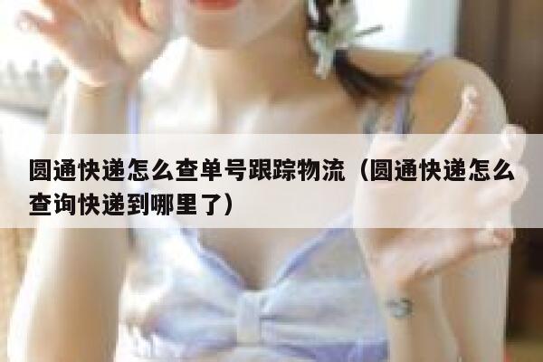 圆通快递怎么查单号跟踪物流(圆通快递怎么查询快递到哪里了) 第1张 圆通快递怎么查单号跟踪物流(圆通快递怎么查询快递到哪里了) 第1张
