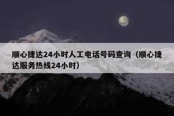顺心捷达24小时人工电话号码查询（顺心捷达服务热线24小时） 第1张