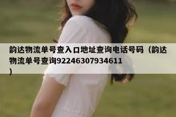 韵达物流单号查入口地址查询电话号码（韵达物流单号查询92246307934611） 第1张