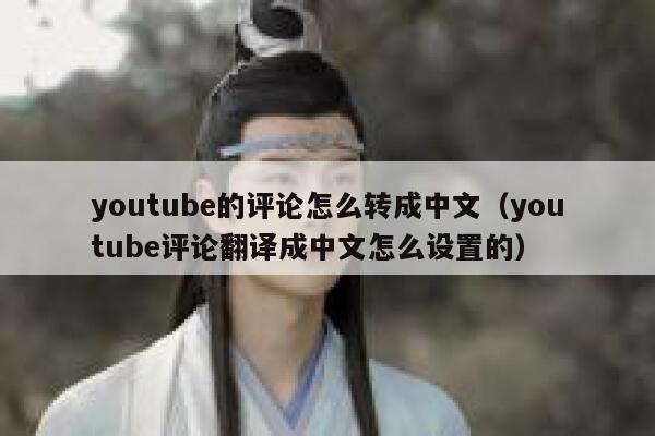 youtube的评论怎么转成中文(youtube评论翻译成中文怎么设置的) 第1张 youtube的评论怎么转成中文(youtube评论翻译成中文怎么设置的) 第1张