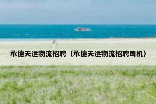 承德天运物流招聘（承德天运物流招聘司机） 第1张