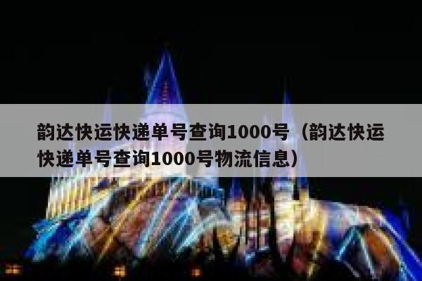 韵达快运快递单号查询1000号（韵达快运快递单号查询1000号物流信息） 第1张