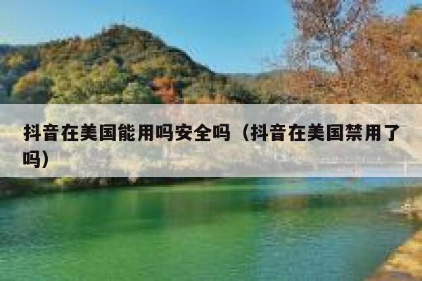 抖音在美国能用吗安全吗（抖音在美国禁用了吗） 第1张