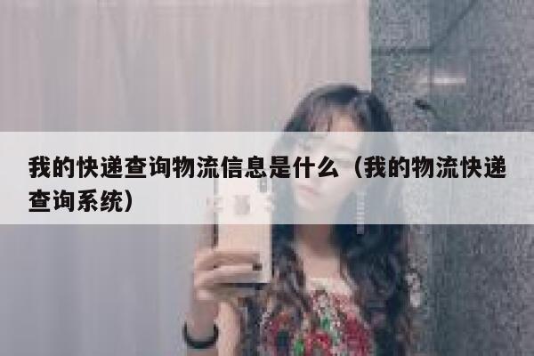 我的快递查询物流信息是什么（我的物流快递查询系统） 第1张