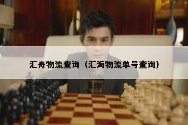 汇舟物流查询（汇海物流单号查询） 第1张