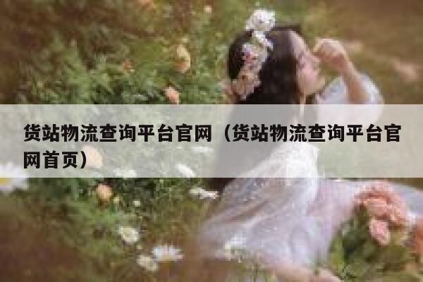货站物流查询平台官网（货站物流查询平台官网首页） 第1张