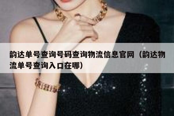 韵达单号查询号码查询物流信息官网（韵达物流单号查询入口在哪） 第1张