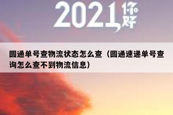 圆通单号查物流状态怎么查(圆通速递单号查询怎么查不到物流信息) 第1张 圆通单号查物流状态怎么查(圆通速递单号查询怎么查不到物流信息) 第1张
