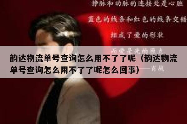 韵达物流单号查询怎么用不了了呢(韵达物流单号查询怎么用不了了呢怎么回事) 第1张 韵达物流单号查询怎么用不了了呢(韵达物流单号查询怎么用不了了呢怎么回事) 第1张