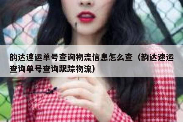 韵达速运单号查询物流信息怎么查（韵达速运查询单号查询跟踪物流） 第1张